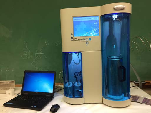 Figure 1a: NOVAtouch LX-2 set-up in MN 117B.