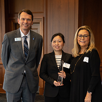 Dr. Lan Wang receives Willard R. Sparks Eminent Faculty Award 2022 Dr. Lan Wang receives Willard R. Sparks Eminent Faculty Award 2022