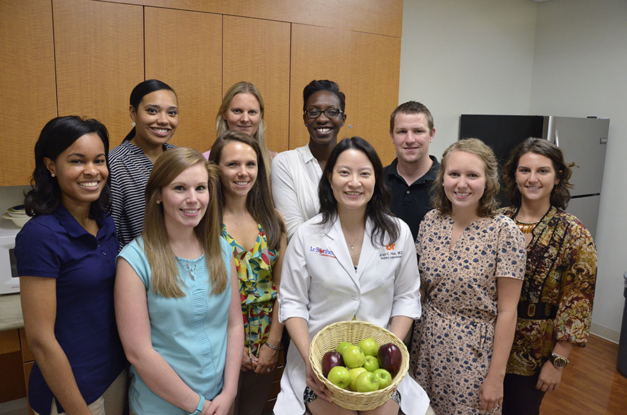 Idia Thurston and Healthy Lifestyle Clinic team members