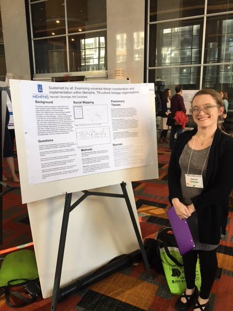 Hannah Clevenger at the SfAAs Hannah Clevenger at the SfAAs