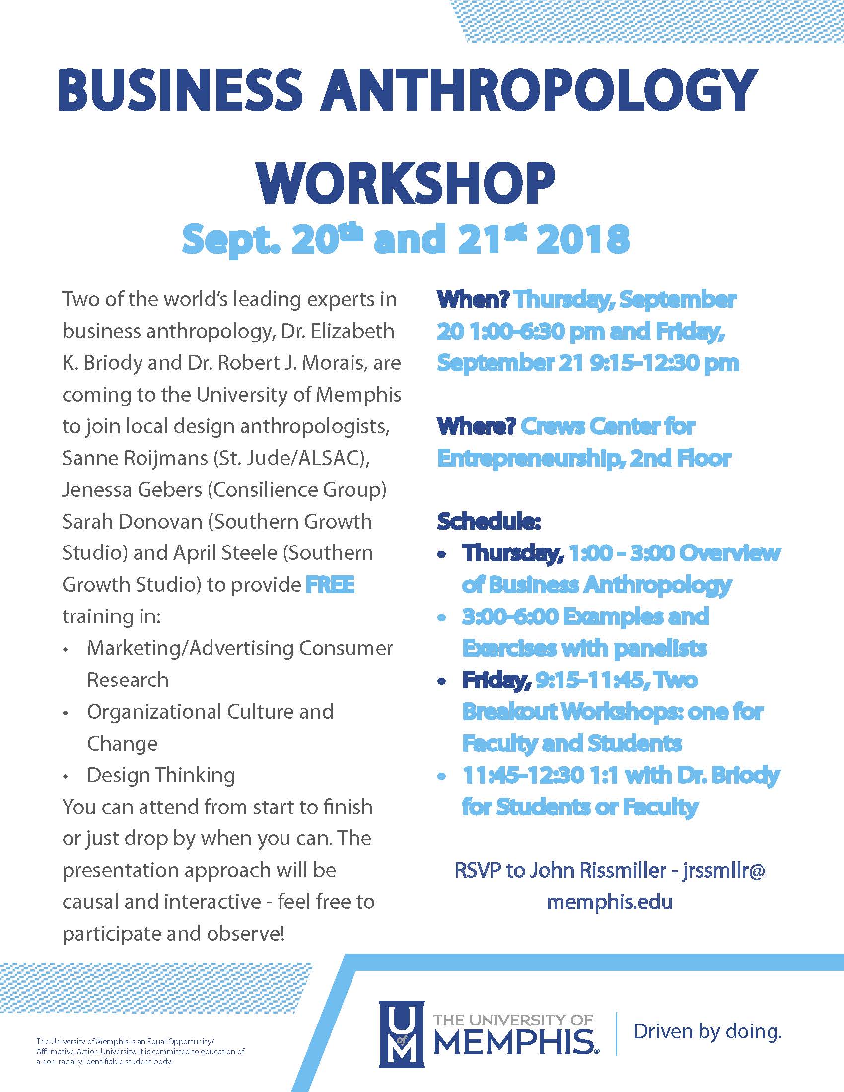 Business Anth Workshop Poster