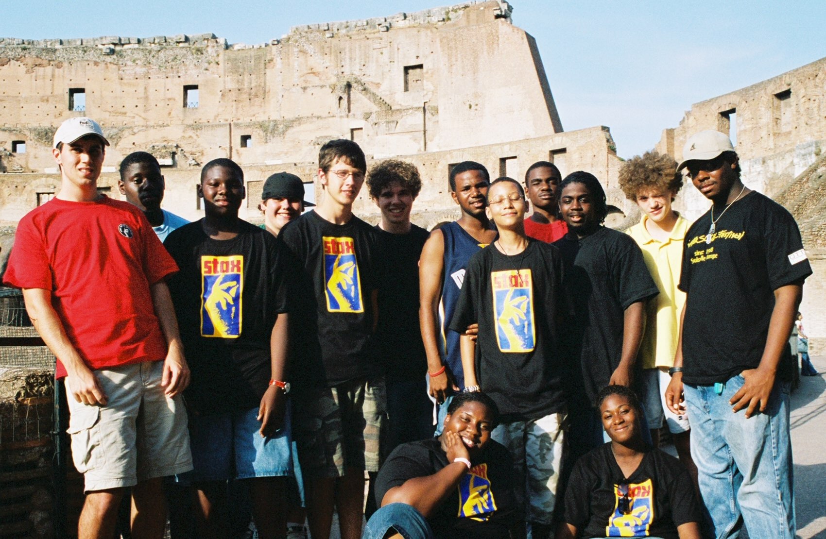 Stax Music Academy Kids at Colosseum in Rome.