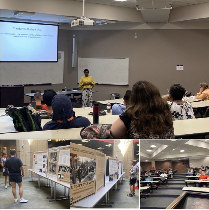 Daphene McFerren leads teachers in inservice about the Fayette County Civil Rights Movement