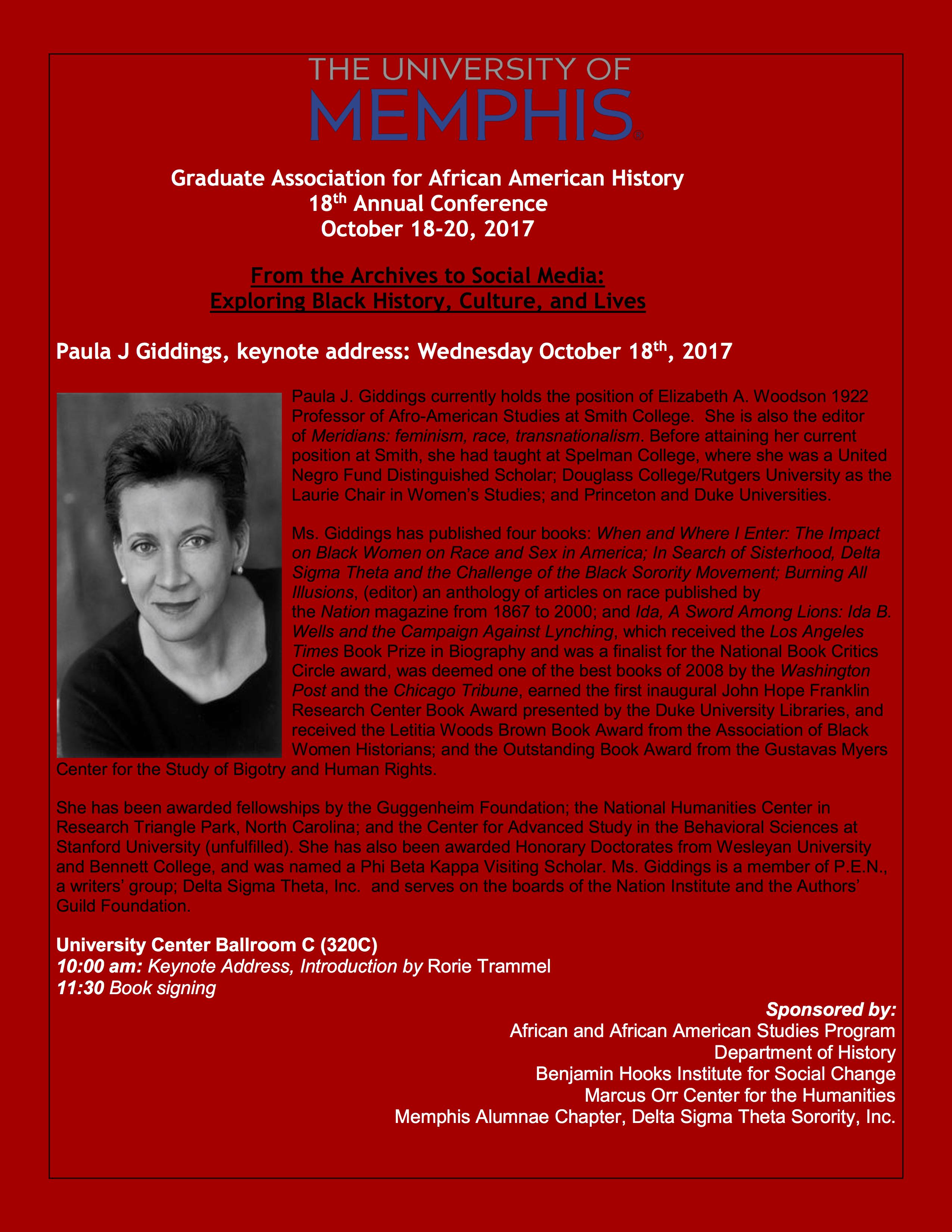 2017 GAAAH Conference