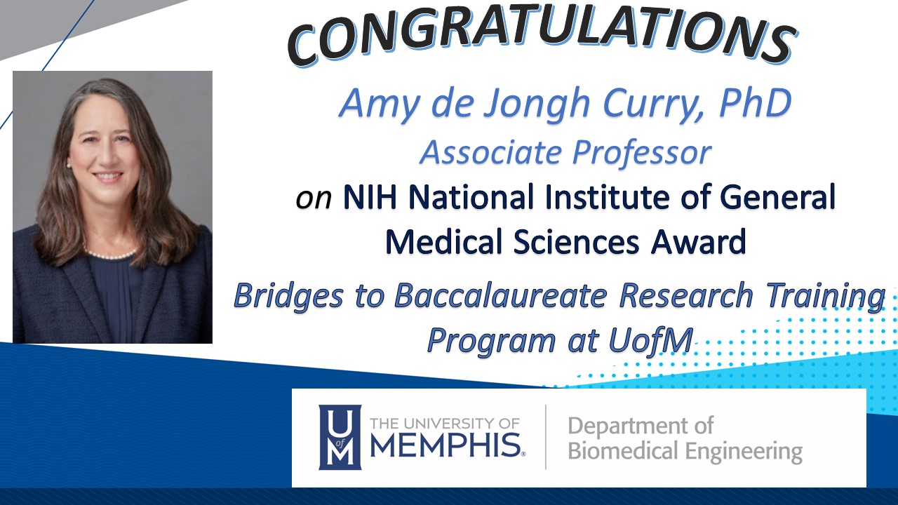 Dr. Curry wins NIH T34 Grant Dr. Curry wins NIH T34 Grant