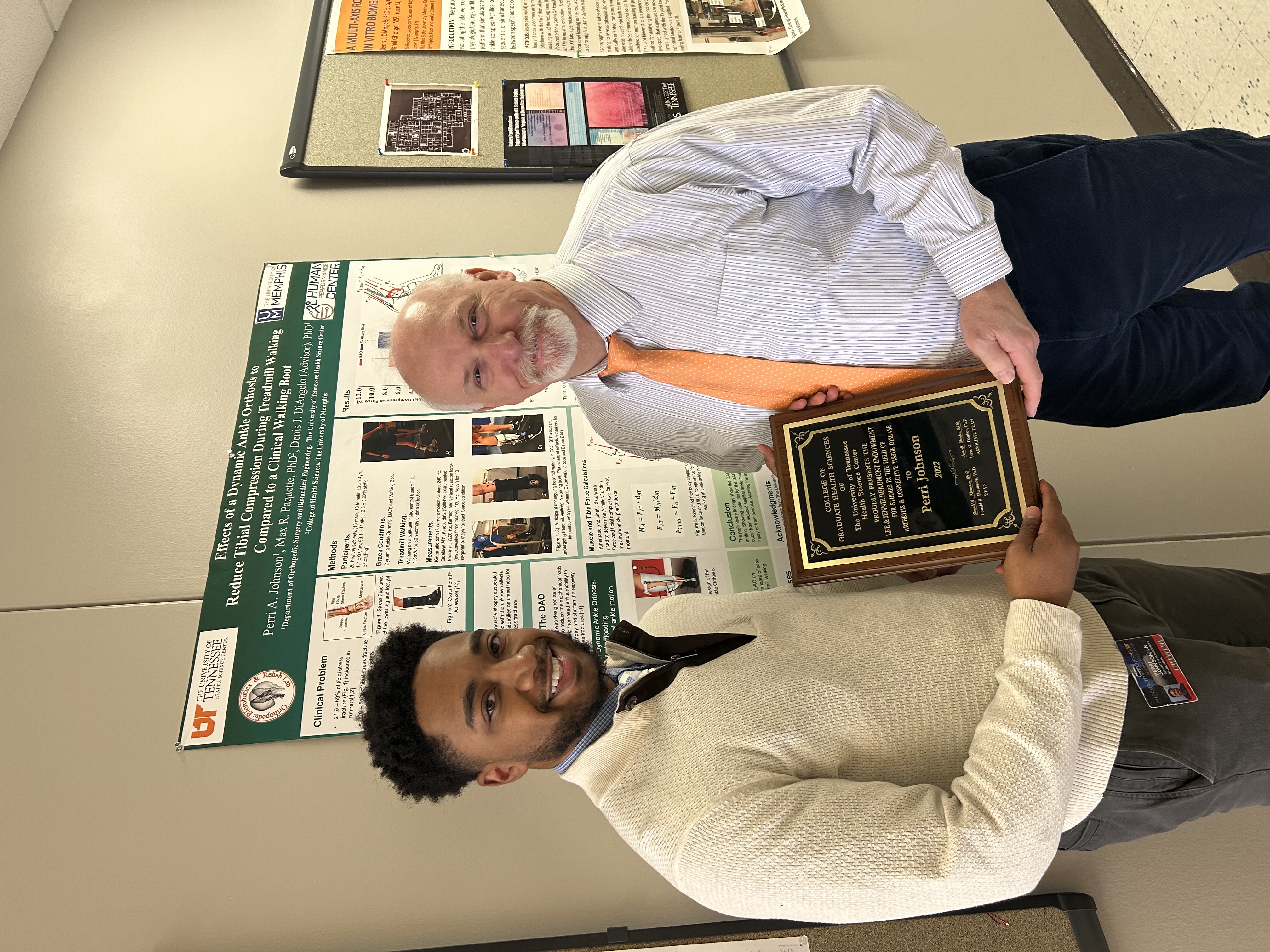 Perri Johnson receiving award Perri Johnson receiving award