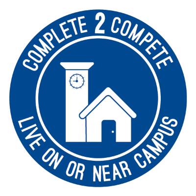 live on or near campus