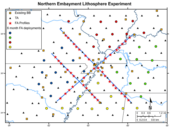 NELE map showing TA and FlexArray