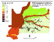 Memphis Hazard Map - NMSW M7.5 LPI >5