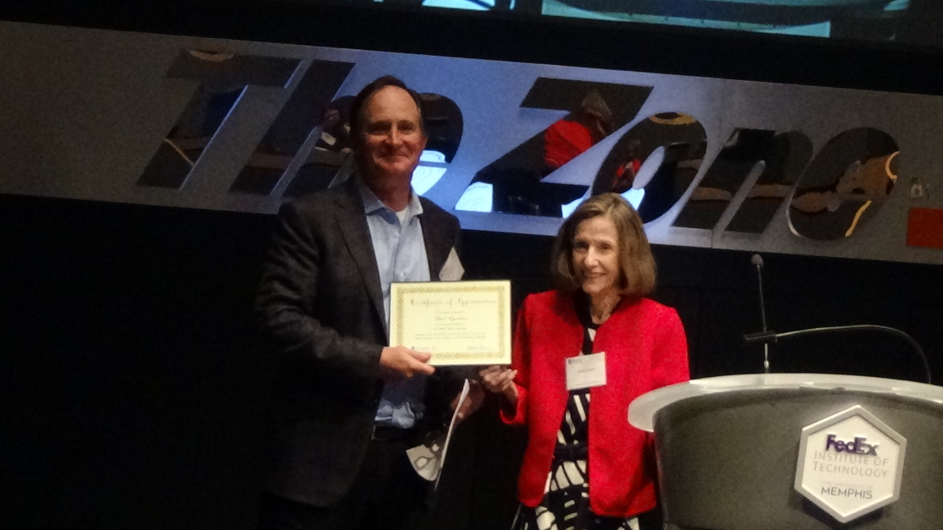 Bob Sydow  and Judith Simon