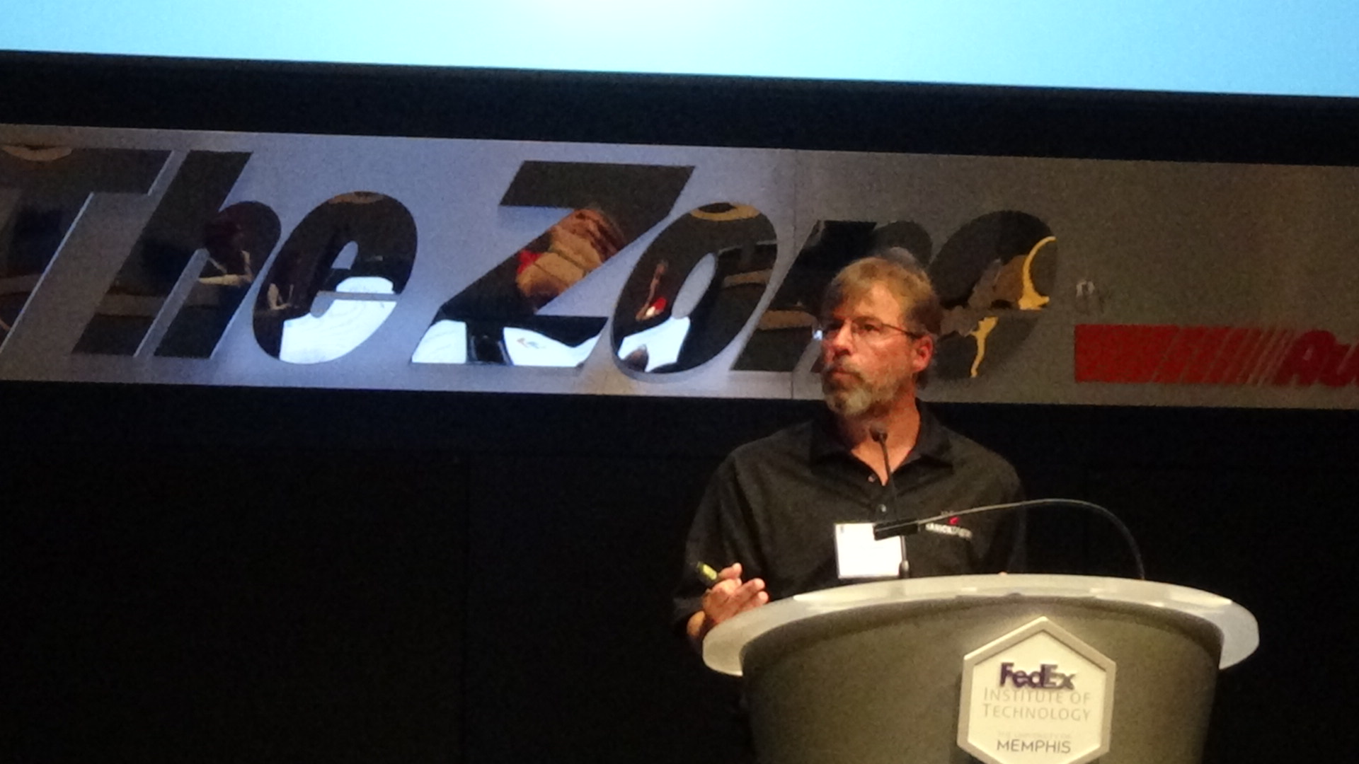 Ron Cunduff presenting on Increasing Security Awareness