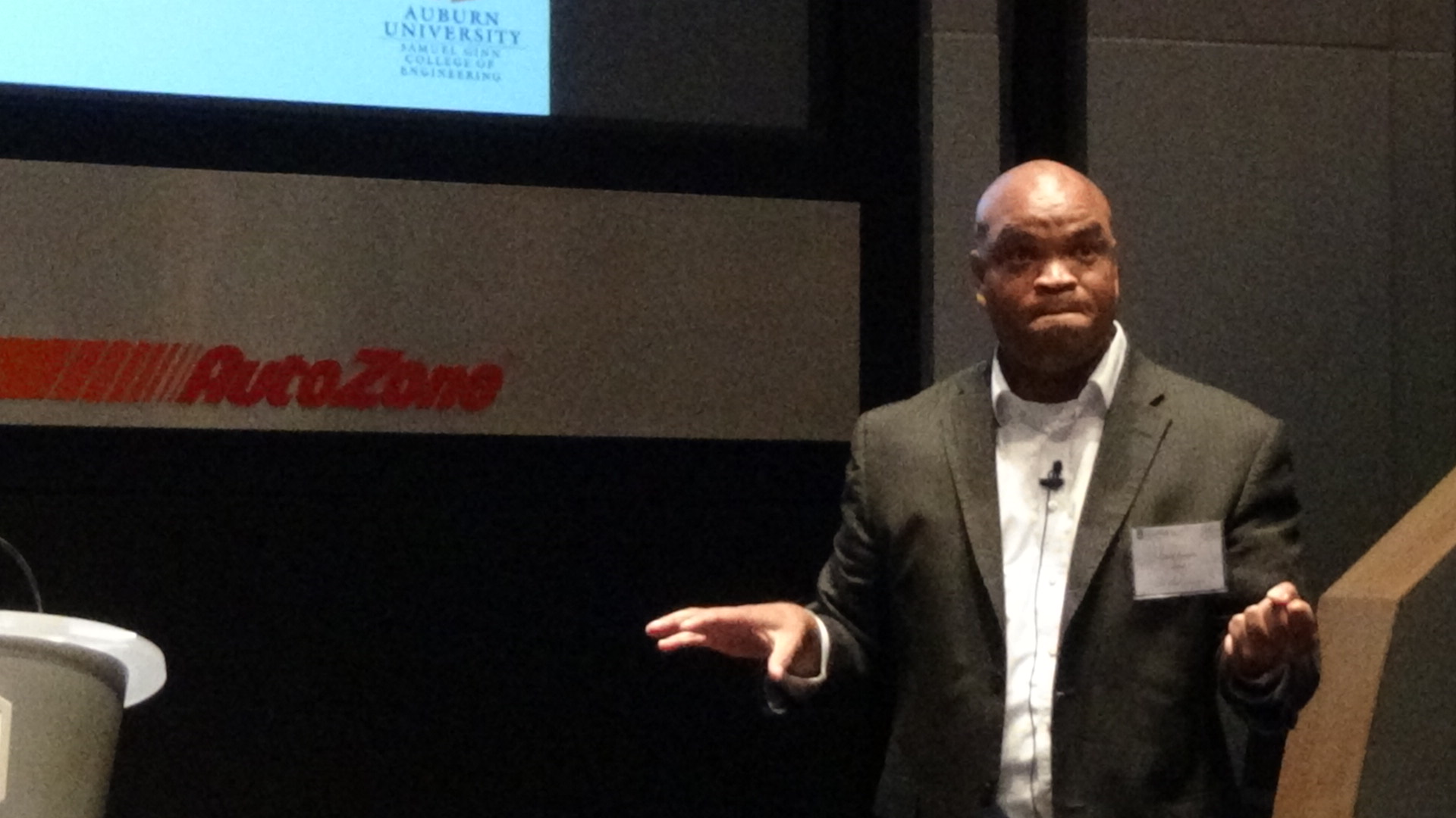 Gerry Dozier presenting on Adversarial Authorship