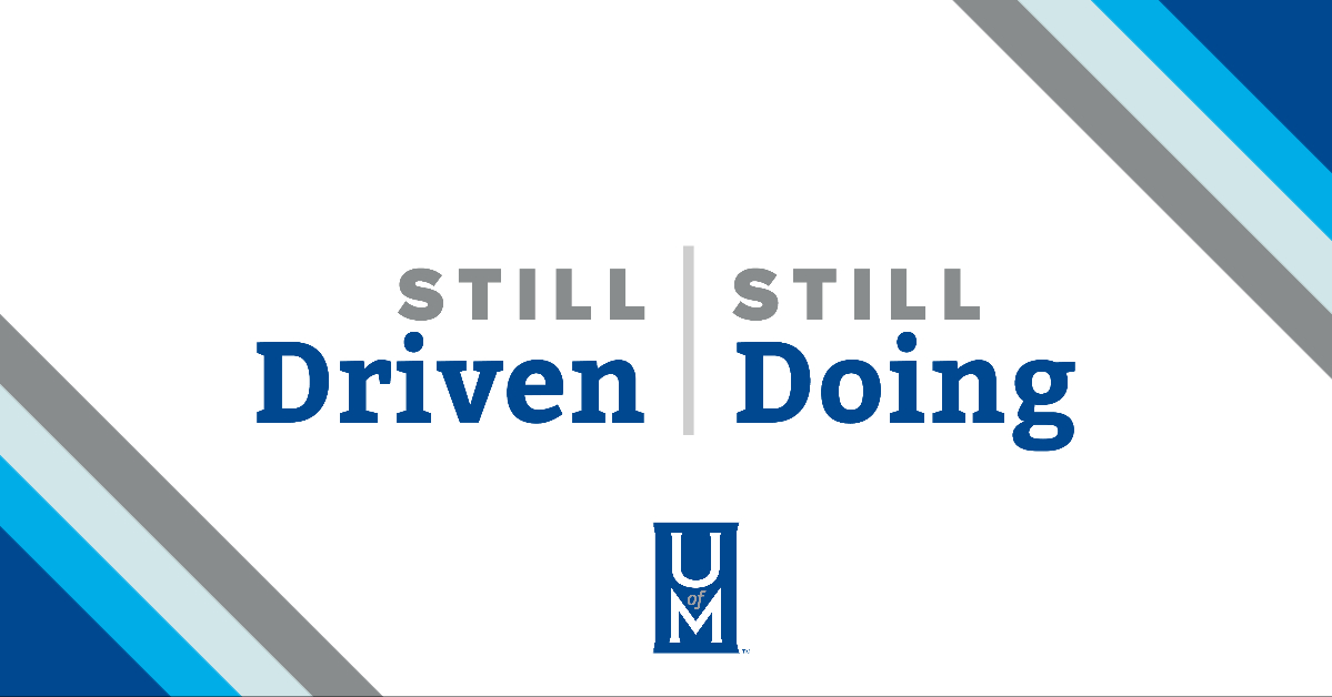 Still Driven. Still Doing. background