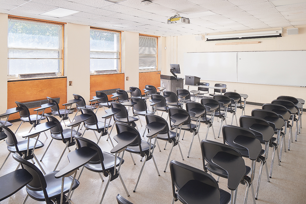 Mitchell Hall classroom