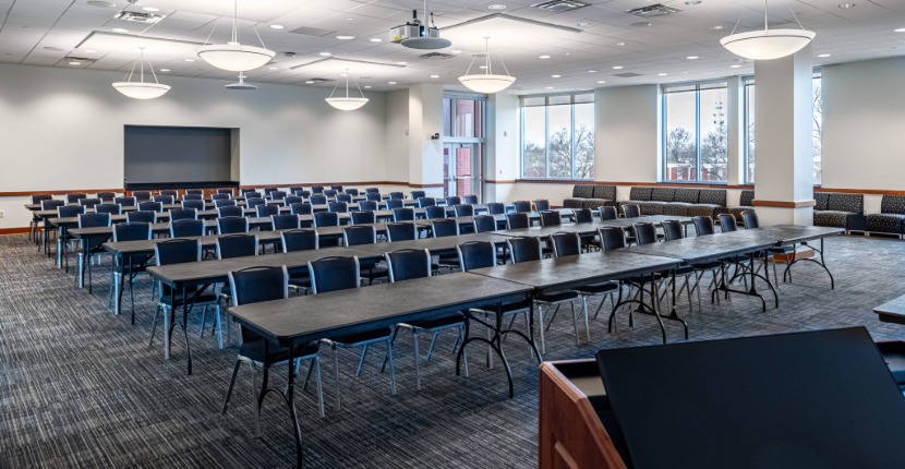 River Room with classroom setup