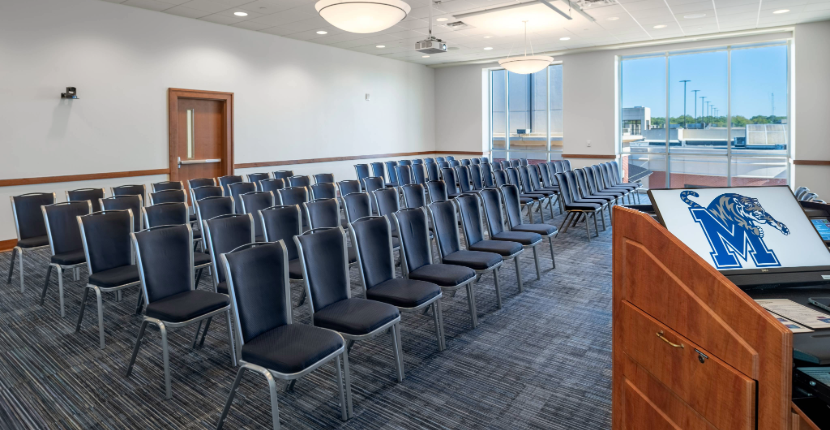 Shelby Room set theater style 