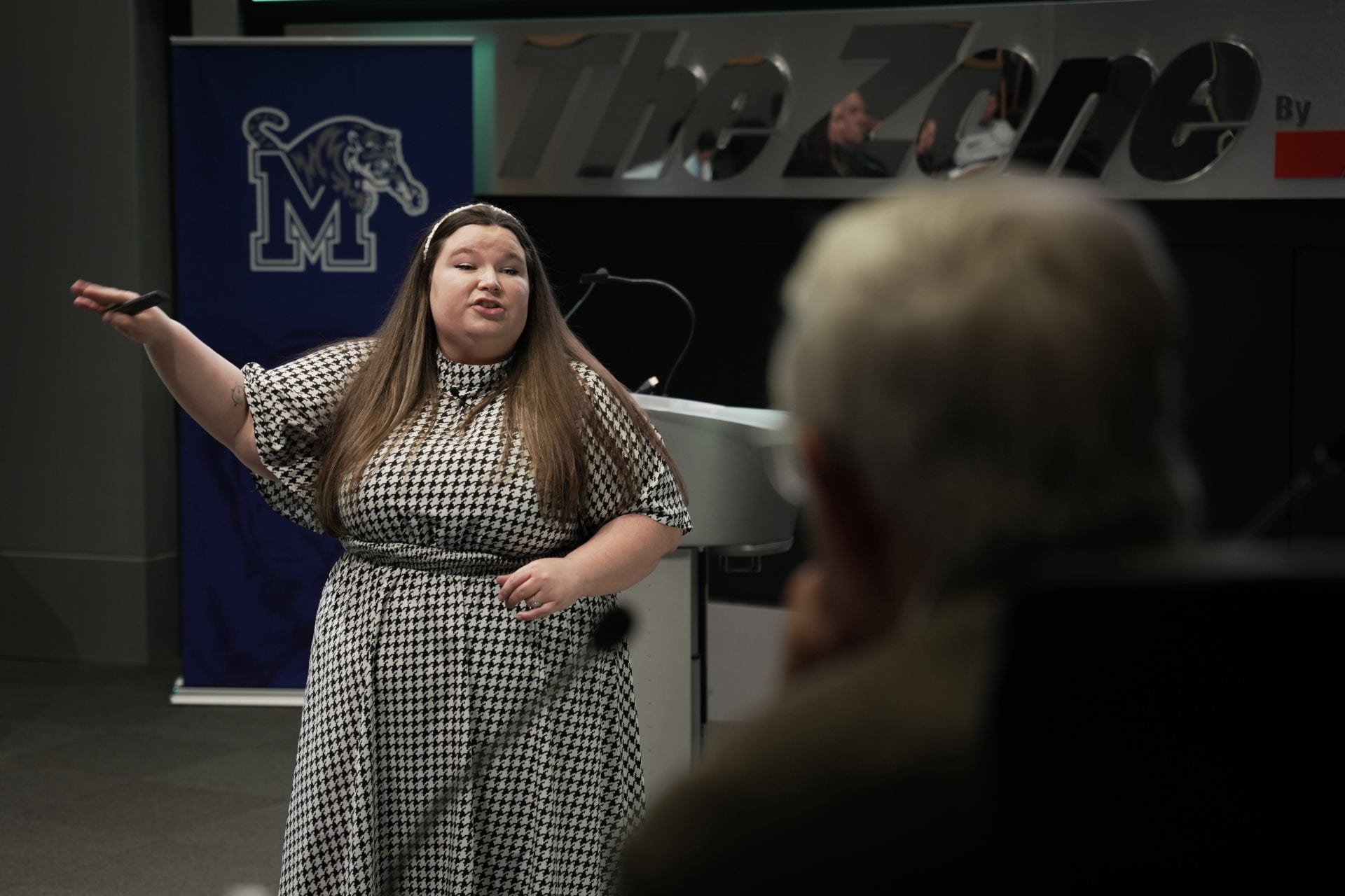 student at competition