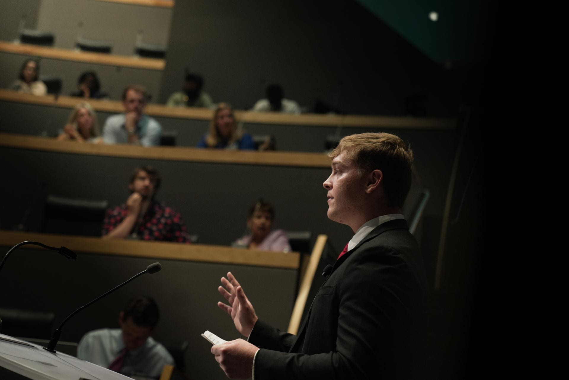 student at competiting