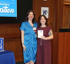 Outstanding Audiology Student Award - Dr. Megan Parsons (alumni president) and Jillian Dodson