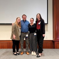 Marion G. Evans Award - Karissa Terry, Dr. Matt Hollis, Anna Trace Brewer, and Sara Fox
