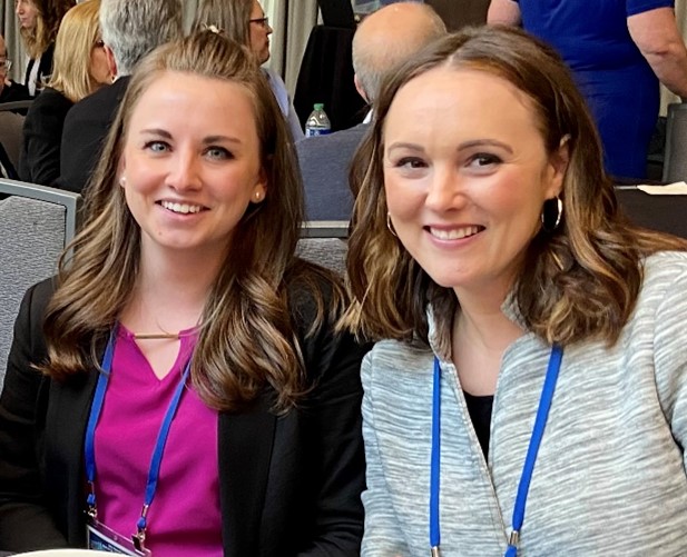 Justine Springs and Katherine Mendez