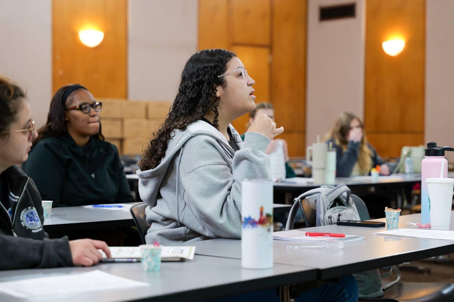 COE student in classroom