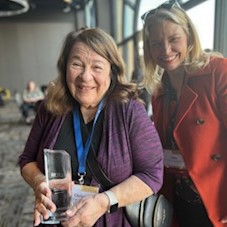 Schiro-Geist Accepts ARRPE Service Award