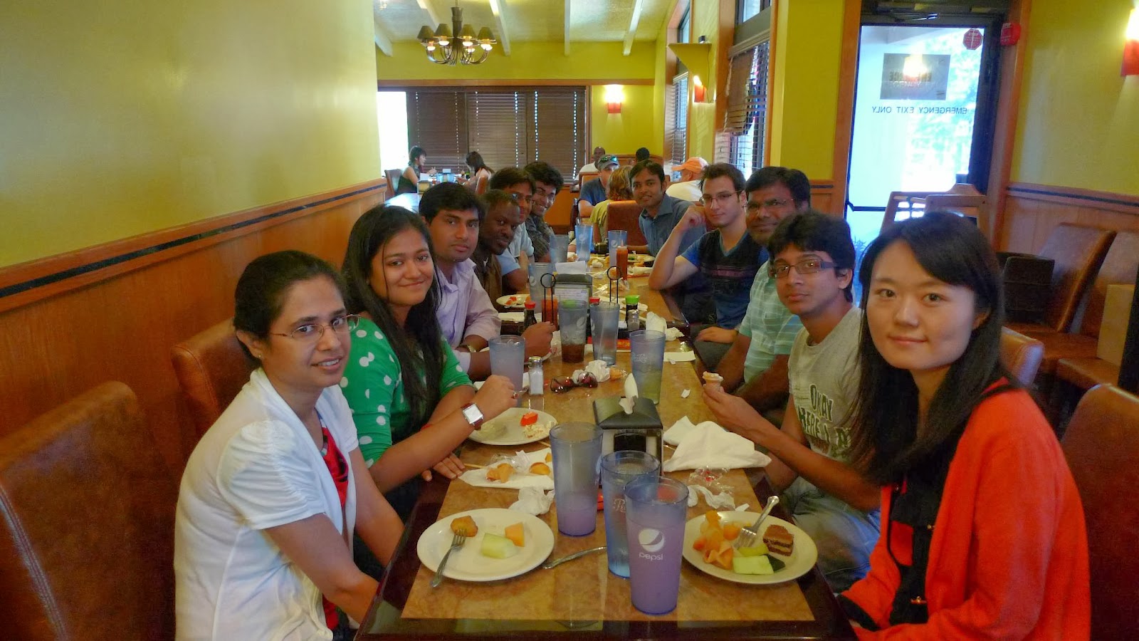 EPES Lab Members are enjoying lunch at the Grand Pacific Chinese Restaurant on September 05, 2012