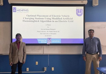 Sravan Kumar Dumpeti was defending his Masters thesis in March 2025.