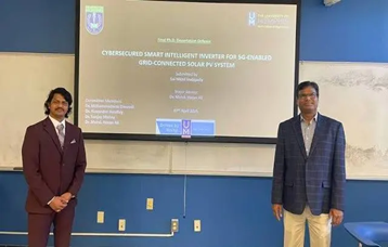 Sai Nikhil Vodapally was defending his Ph.D. dissertation in April 2025.