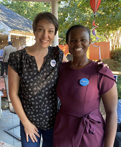 Emily Fulmer (left) and Erica Coleman (Right)