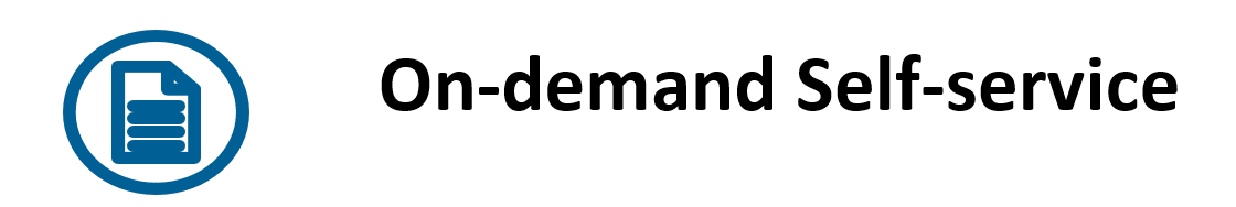 on demand self service icon