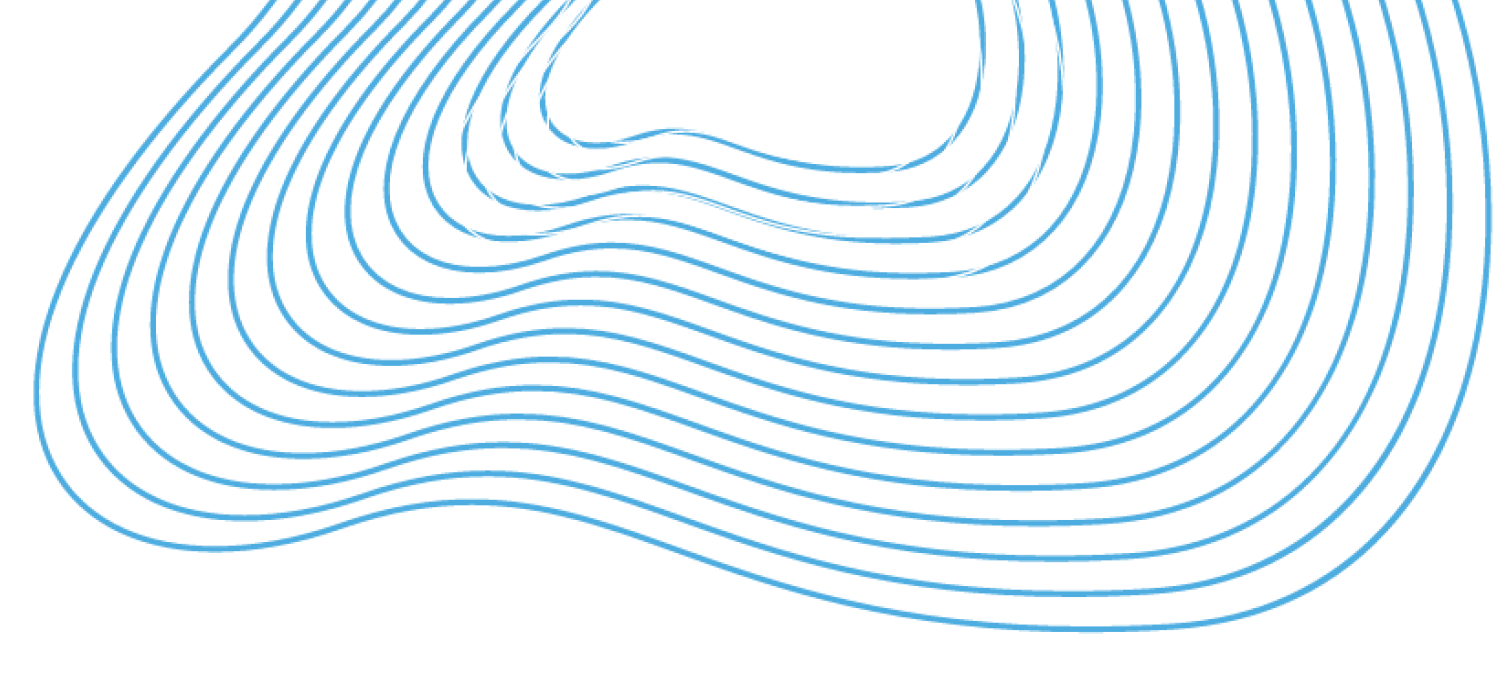 Decorative wavy lines graphic