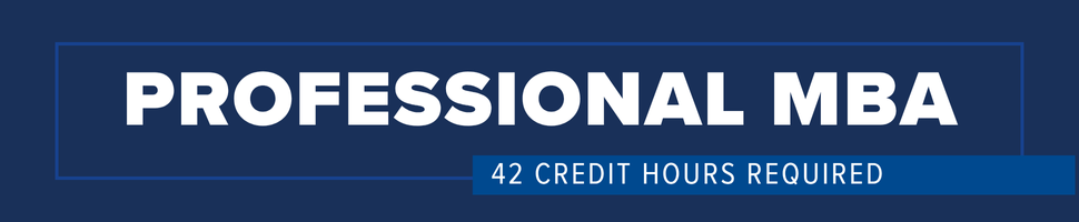 Professional MBA + Concentration (42 credit hours required)