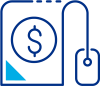 money and computer mouse icon