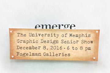 Emerge: GRAPHIC DESIGN SENIOR SHOW
