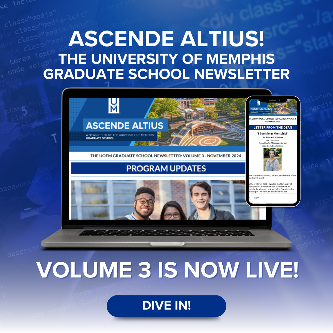 3 students smiling Grad School Newsletter Volume 3