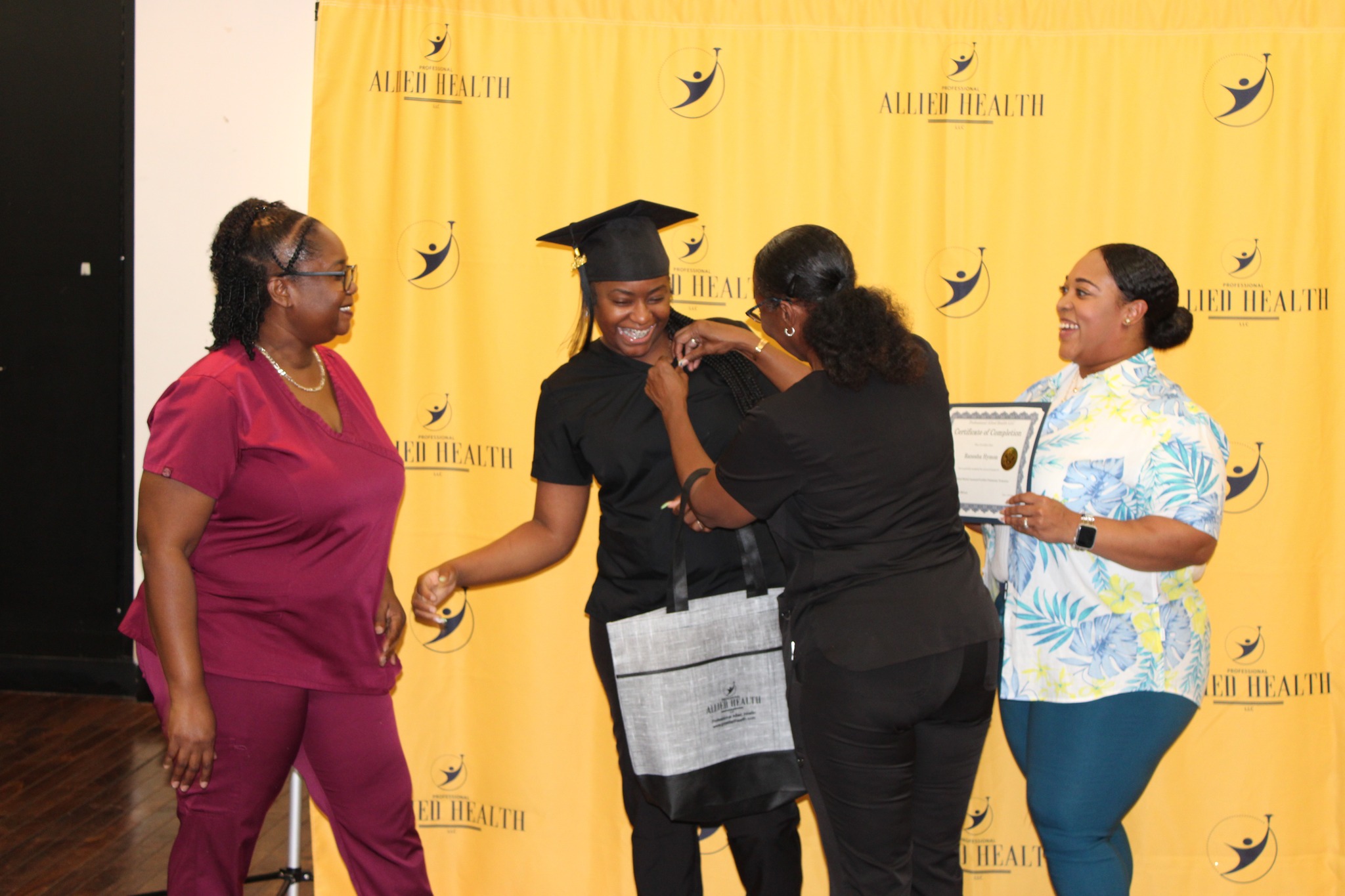 Graduation at Professional Allied Health, LLC 