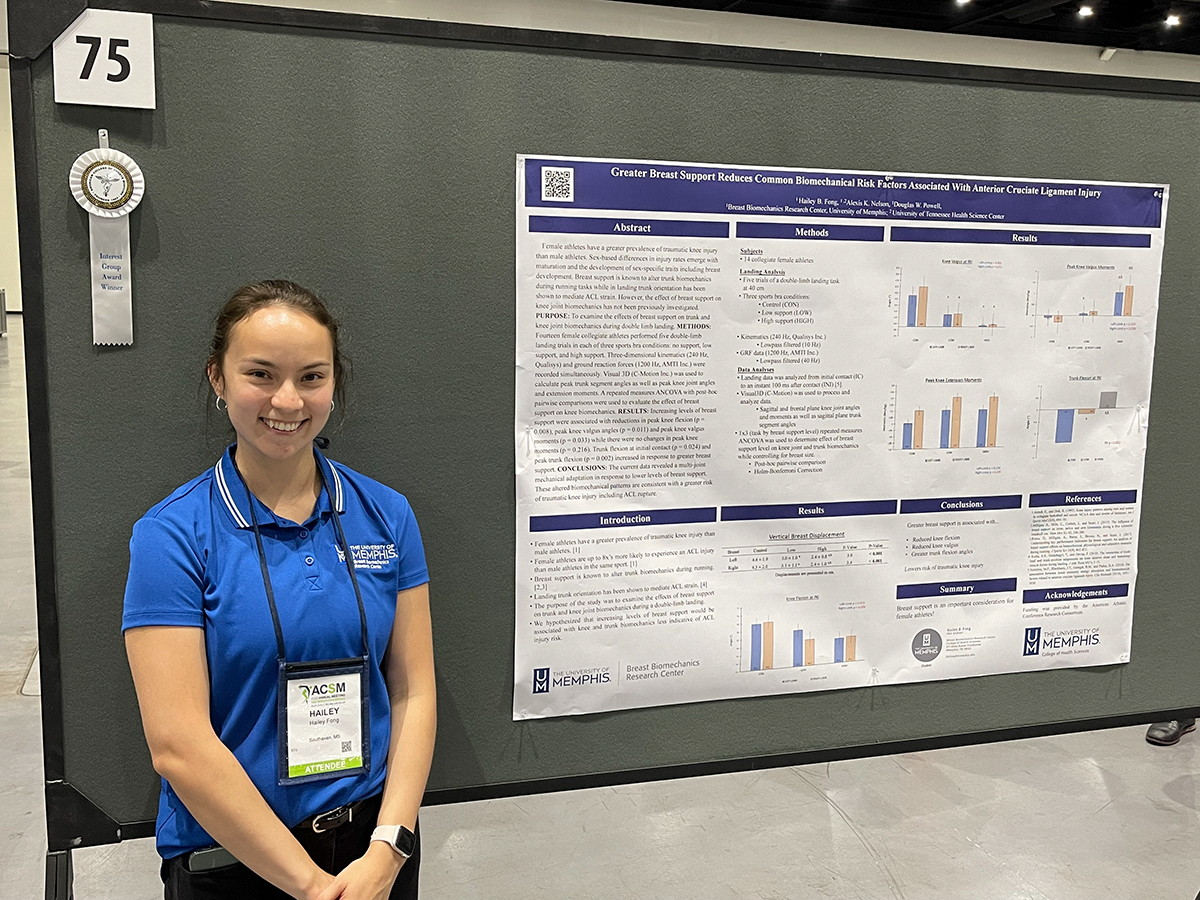 Hailey Fong at ACSM Hailey Fong at ACSM with award-winning presentation