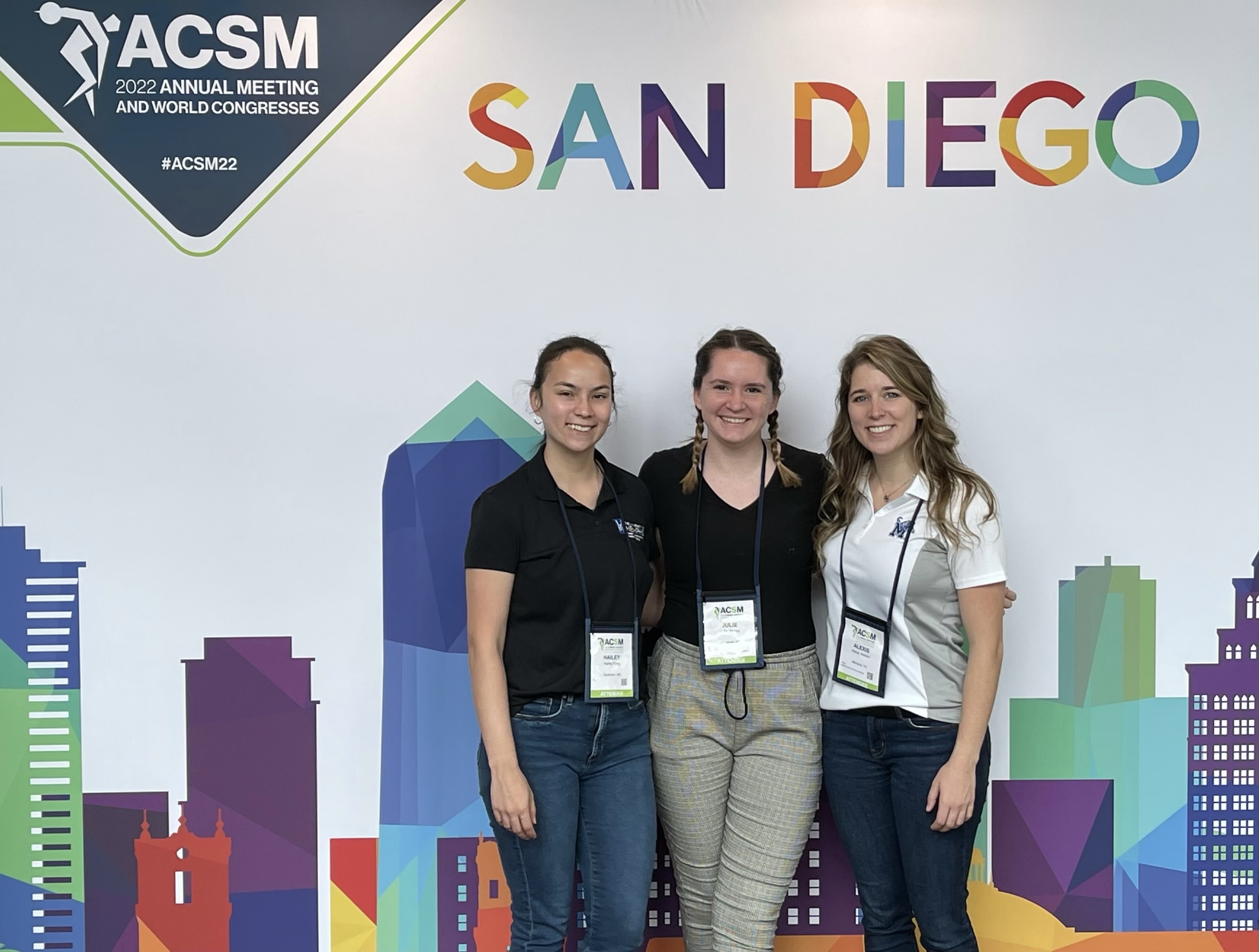 ESMS students at ACSM ESMS students at ACSM