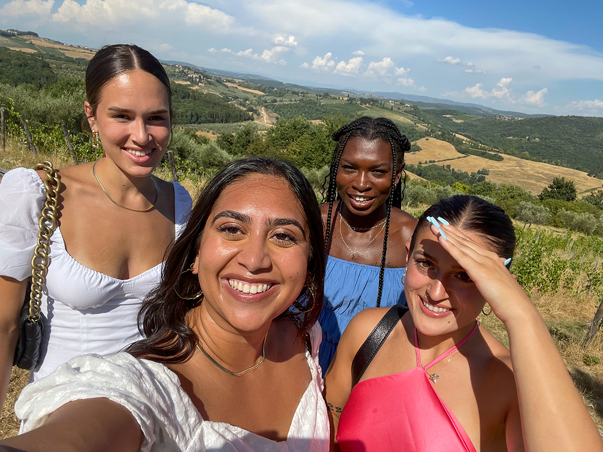 Dietetics students in Florence, Italy Dietetics students in Florence, Italy