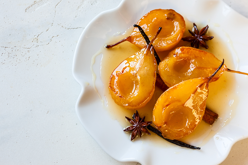 Saucy Spiced Pears