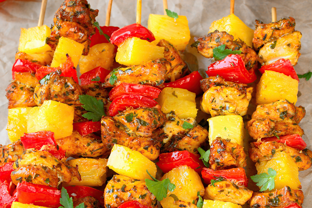 Chicken Pineapple Kabobs