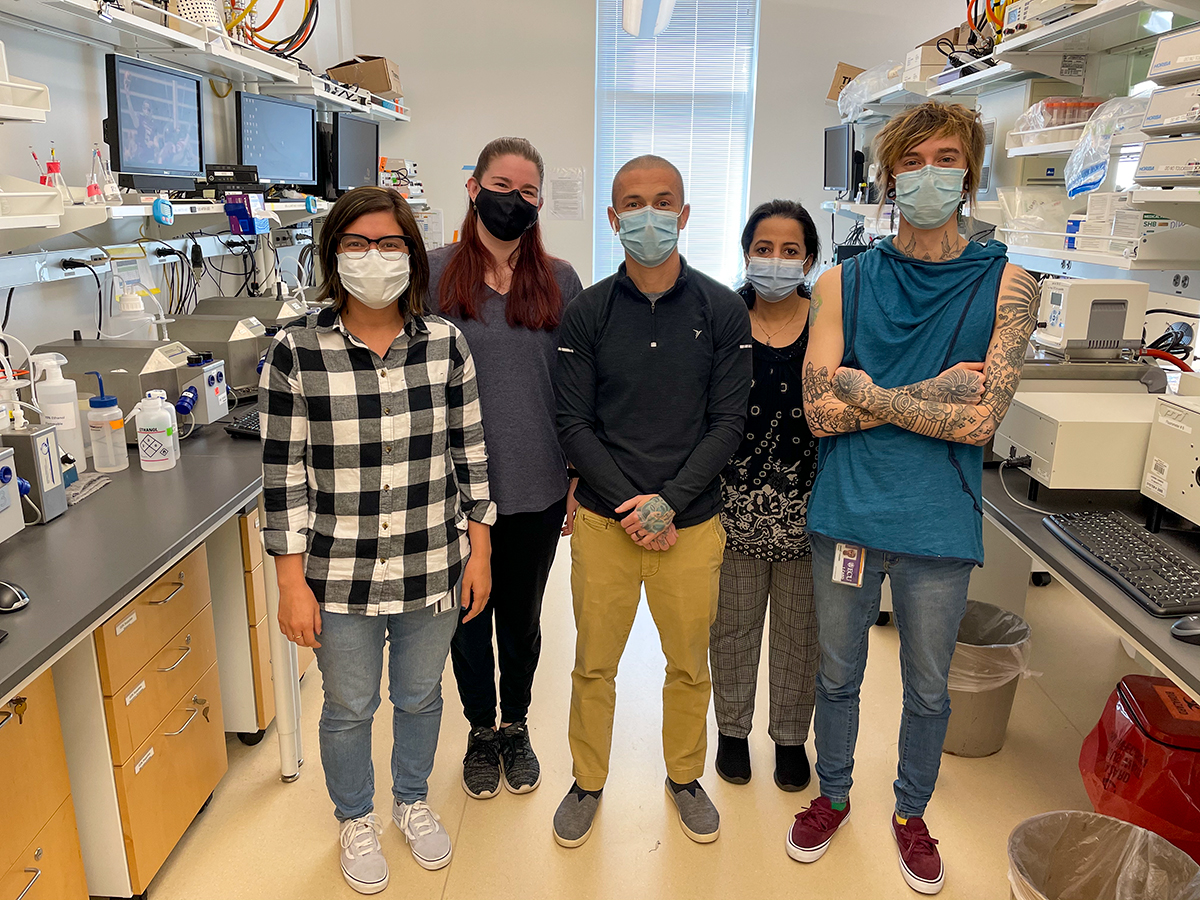 Kelsey Fisher-Wellman with lab team Kelsey Fisher-Wellman with lab team