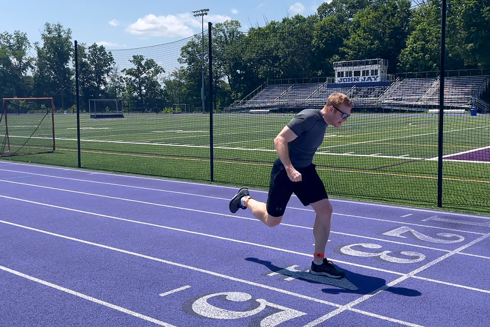 Photo credit: SportTechie He’s a Writer, He’s a Track Star: Testing Vicon Blue Trident IMU Sensors in the 200-Meter Dash
