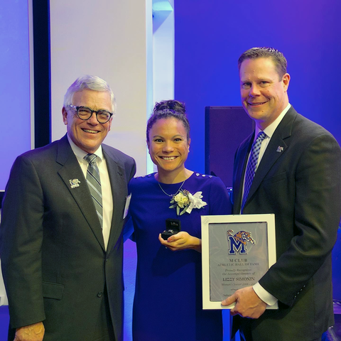 Lizzy Simonin inducted into University of Memphis M Club Hall of Fame