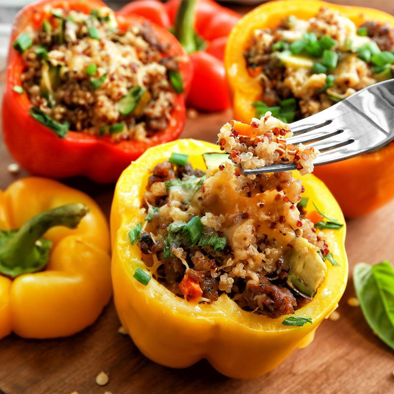 Stuffed Peppers (Vegetarian) Stuffed Peppers (Vegetarian)