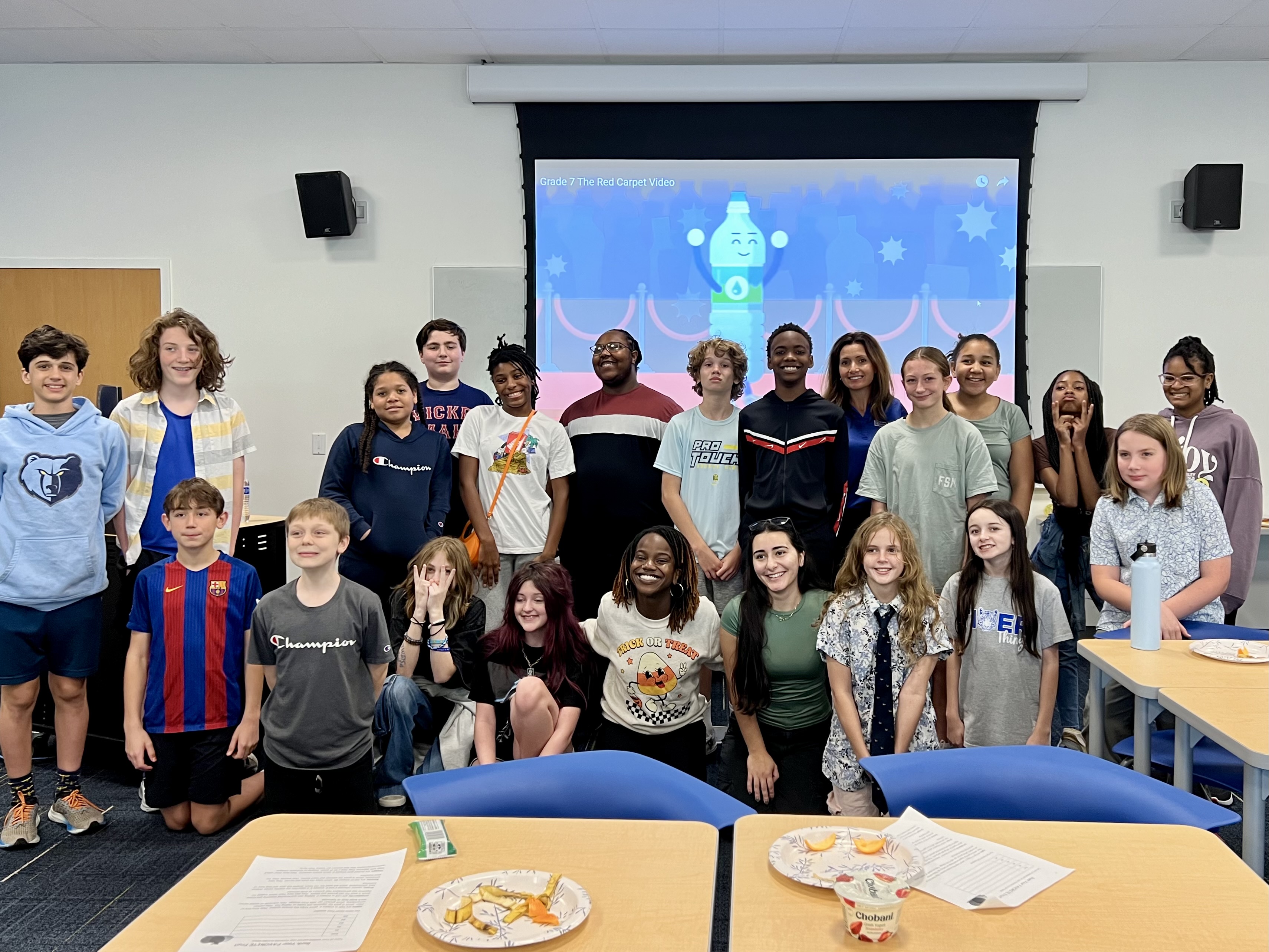 University Middle School students University Middle School students