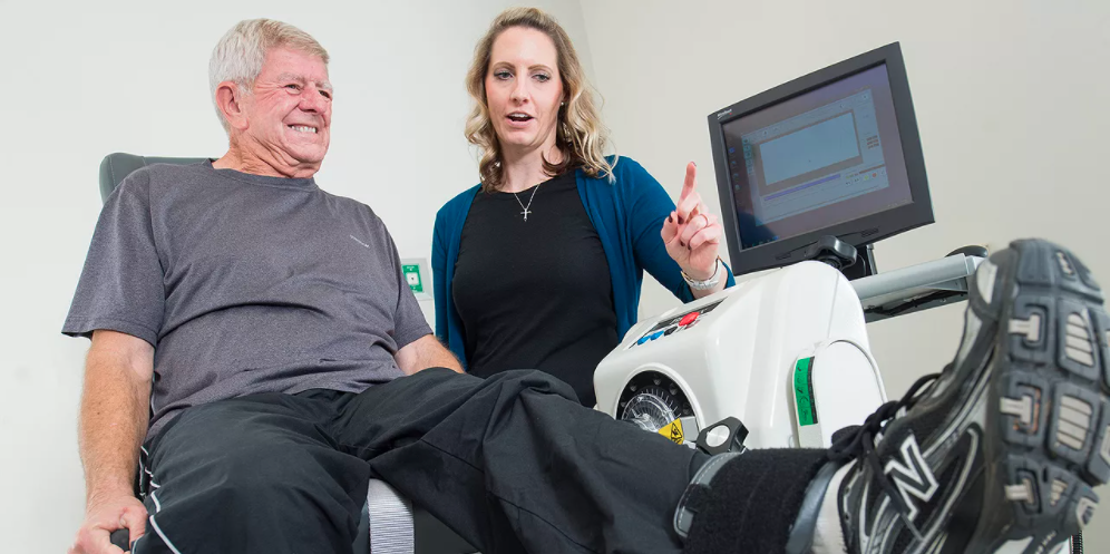 Robyn Partin / photo courtesy of St. Jude Robyn Partin working with patient at St. Jude