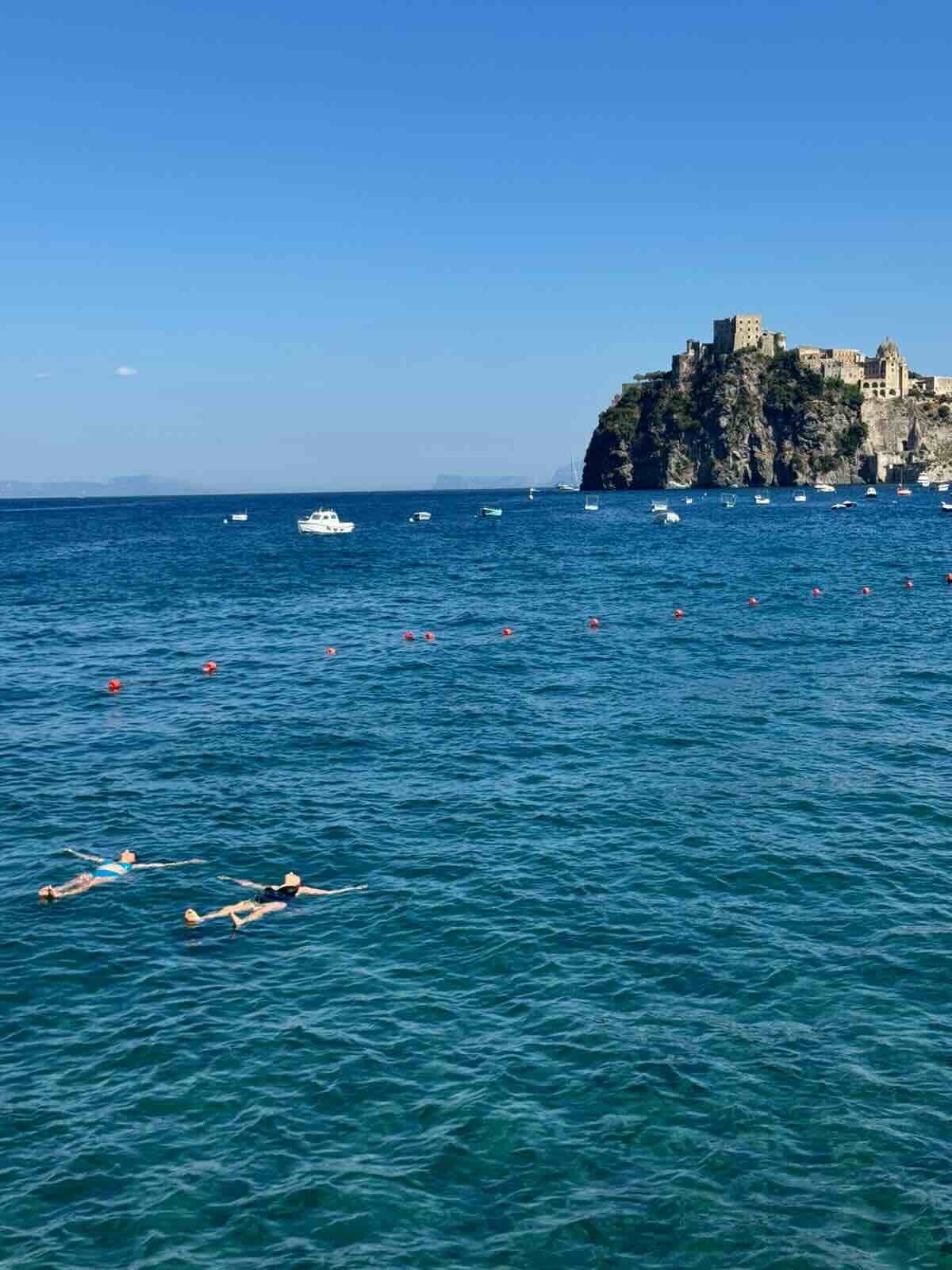 Students in the Italian Sea
